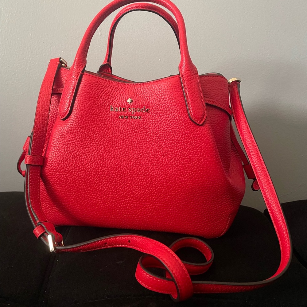 Kate Spade Cherry Red Satchel - Picture 2 of 4